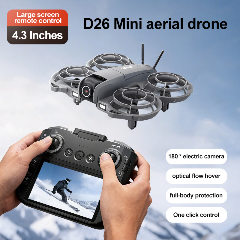 Drone D26 4K Aérien HD 180 °   - Drone Gimbal Brushless avis et prix