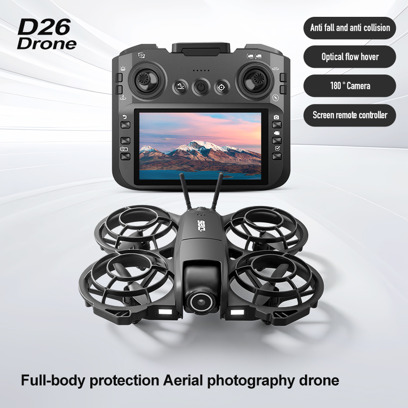 Drone D26 4K Aérien HD 180 °   - Drone Gimbal Brushless avis et prix