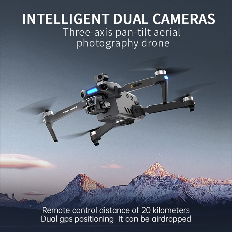 Nouveau drone 8K à double camé - Drone Gimbal Brushless avis et prix
